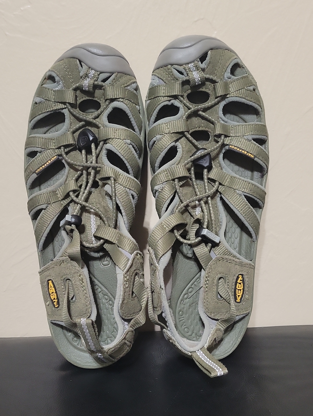 Keen Whisper Green Waterproof Hiking Sandals